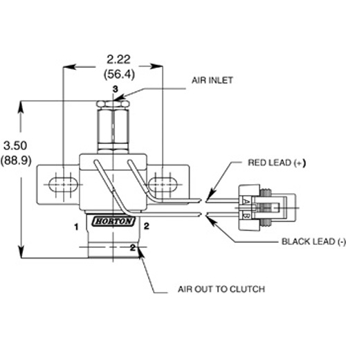 Horton 993299 Engine Cooling Fan Clutch Solenoid Valve