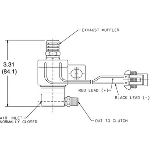 Horton 993315 Engine Cooling Fan Clutch Solenoid Valve