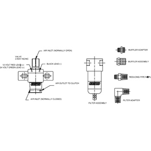 Horton 993335 Engine Cooling Fan Clutch Solenoid Valve
