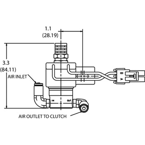Horton 993338 Engine Cooling Fan Clutch Solenoid Valve