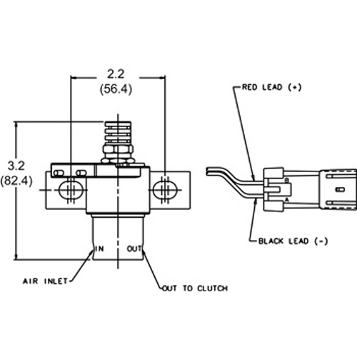 Horton 993351 Engine Cooling Fan Clutch Solenoid Valve