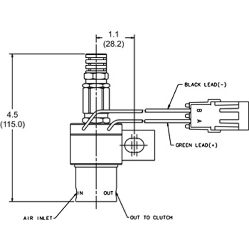 Horton 993352 Engine Cooling Fan Clutch Solenoid Valve