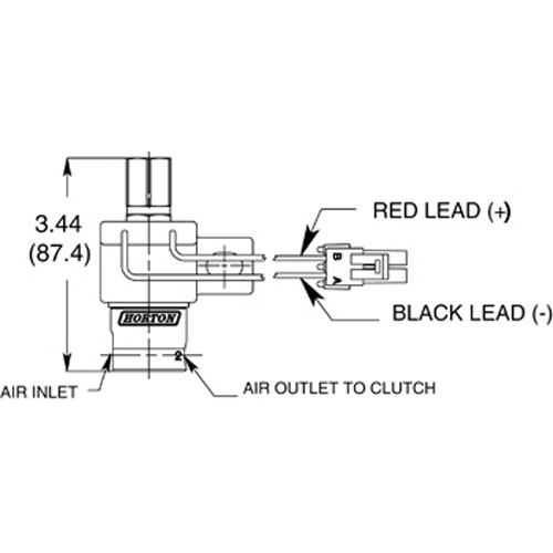 Horton 993367 Engine Cooling Fan Clutch Solenoid Valve