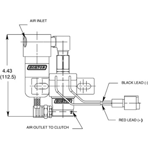 Horton 993427 Engine Cooling Fan Clutch Solenoid Valve
