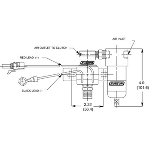 Horton 993429 Engine Cooling Fan Clutch Solenoid Valve
