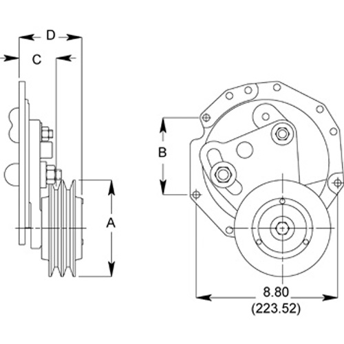 Horton 994017 Accessory Drive Belt Tensioner Assembly