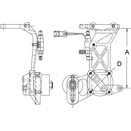 Horton 994120 BRACKET TENSIONER