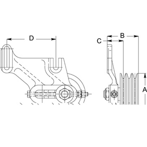 Horton 994181 Accessory Drive Belt Tensioner Assembly