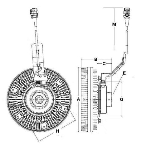Horton 99452100121001 Engine Cooling Fan Clutch