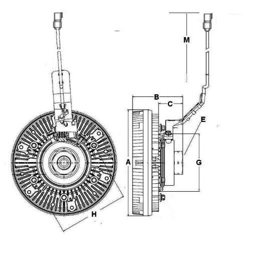 Horton 99452100137001 Engine Cooling Fan Clutch
