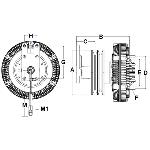 Horton 995422 Engine Cooling Fan Clutch