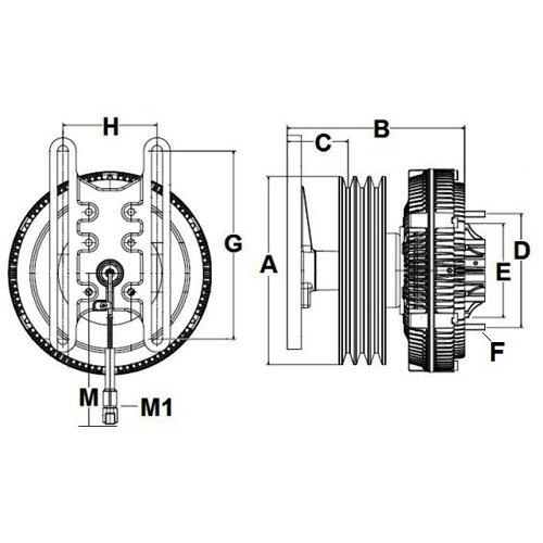Horton 995424 Engine Cooling Fan Clutch