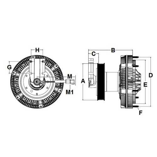 Horton 995429 Engine Cooling Fan Clutch