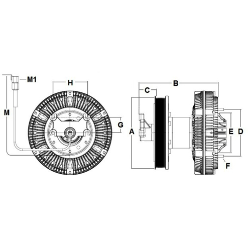 Horton 995430 Engine Cooling Fan Clutch