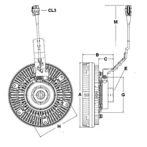 Horton 995460 Engine Cooling Fan Clutch