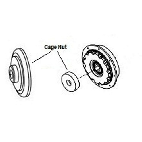 Horton 995508 PARTS KIT REPAIR KIT-CAGE NUT DM