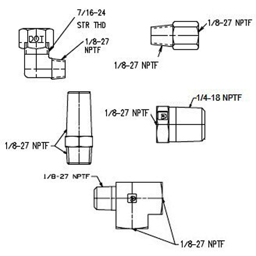 Horton 995660 KIT TUBING FITTINGS