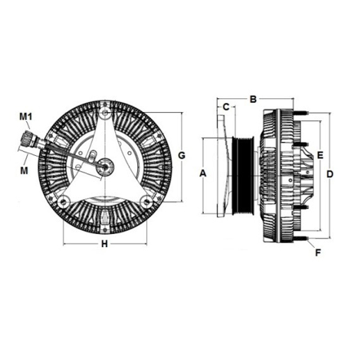 Horton 995771 Engine Cooling Fan Clutch