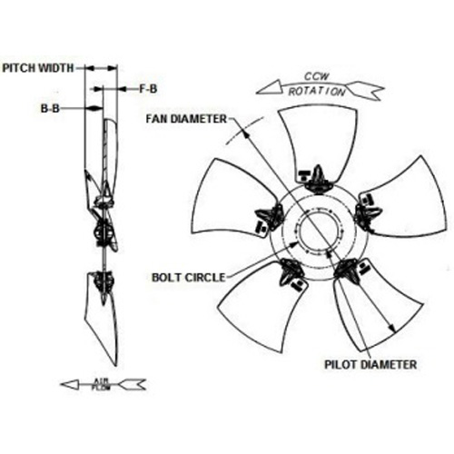 Horton 997ER05S273-002 Engine Cooling Fan