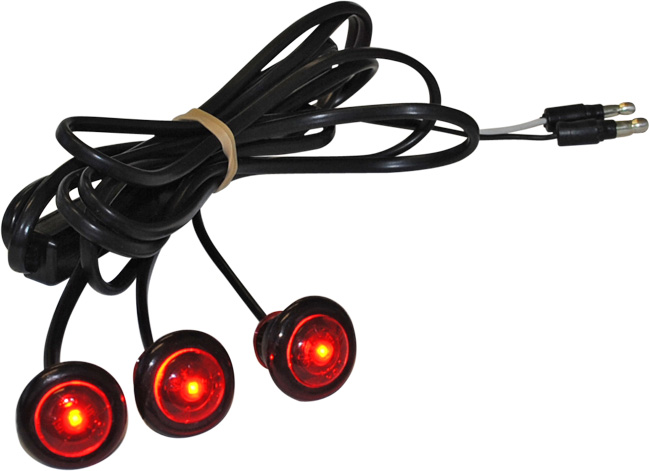 Jammy J-51-ID 3/4â€³ RND Single Diode LED CLR/MRKR Lamp