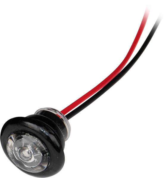 Jammy J-51-RC 3/4â€³ Red/Clear Lens LED PC CL/MK Lamp, 9\