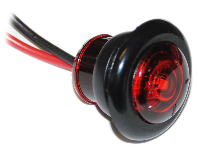 Jammy J-51-RMS 3/4â€³ Red LED PC CL/MK Lamp w/ 9\