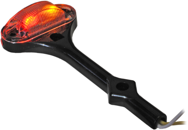 Jammy J-510-FML 2-1/2â€³ LED Oval Side Fender Lamp Assembly