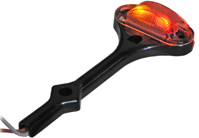 Jammy J-510-FMR 2-1/2â€³ LED Oval Side Fender Lamp Assembly