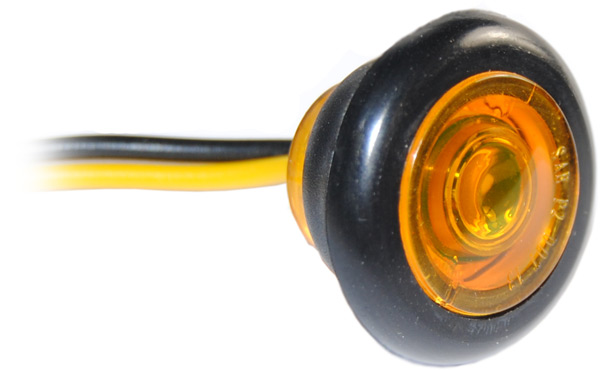 Jammy J-53-A 3/4â€³ LED P2 CL/MK Light, Amber