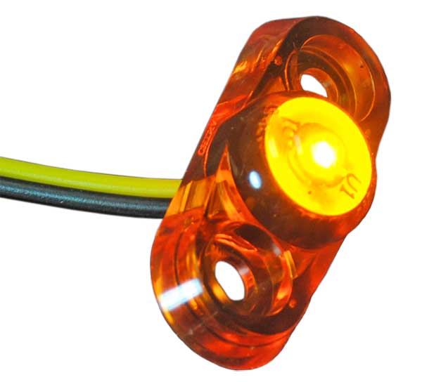 Jammy J-57-A Micro LED Amber CL/MK, 2-Wire