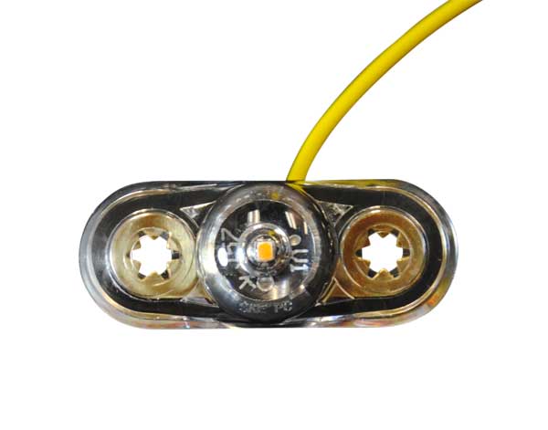 Jammy J-57-ACS Micro LED Amber w/ Clear Lens CL/MK, 1-Wire