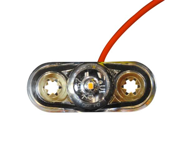 Jammy J-57-RCS Micro LED Red w/ Clear Lens CL/MK, 1-Wire