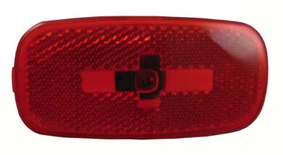 Jammy J-626-R 4â€³ x 2â€³ MRKR Lamp W/ Snap off Reflex Lens & Twist Lock Mount