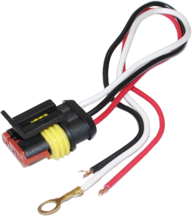 Jammy J-65-WH9 3-Way AMP Connector w/ 9\