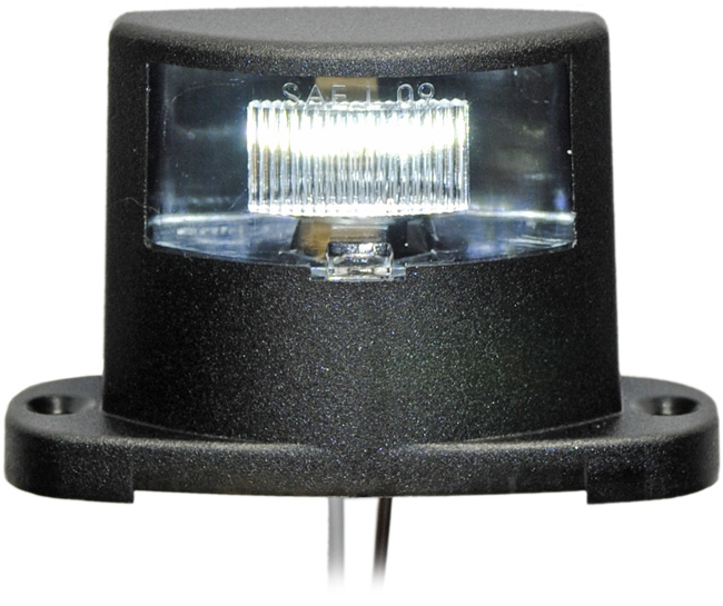 Jammy J-89 LED License Lamp, SMT w/ hot & ground wire