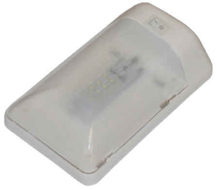 Jammy J-914 Single LED Dome Lamp, 12 Diode, Diffuse Lens