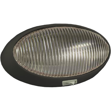 Jammy J-96-BSC Oval Euro Style SMT Porch Lamp w/ Switch
