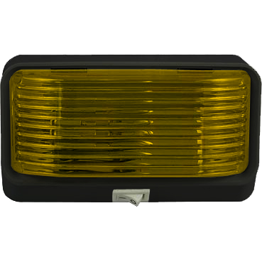 Jammy J-97-BSA Rect. SMT Porch Lamp w/ Switch