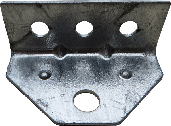 Jammy T203 Swivel BRKT, 3 Top-Holes, 11 Ga HDP Steel