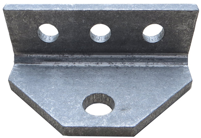 Jammy T203A Swivel BRKT, 3 Top-Holes, .250â€ Thick Alum.