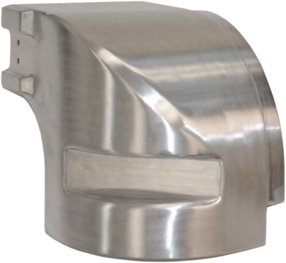 Jammy TCC1AB Corner Cap Pair, Brushed Finish