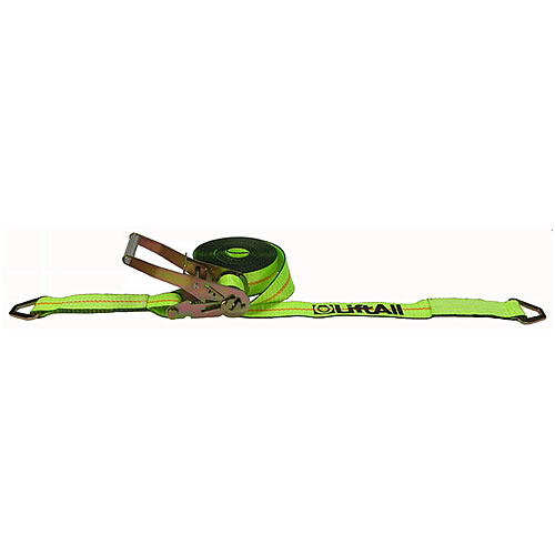 Lift-All 2" x 30' Triangle 10K Load Hugger Tuff-Edge Tiedown with Ratchet - TE61004
