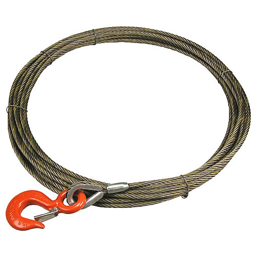 Lift-All Winch Lines Fiber Core W/swivel Hook - 38WFISX35