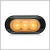 Maxxima Amber Ultra 0.8" Thin Profile 3 LED Warning Light - M20383YCL