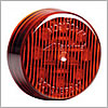 Maxxima 2" Round P2/P3 Clearance Marker Red - 12/24VDC Dual Voltage - M09100R-DV
