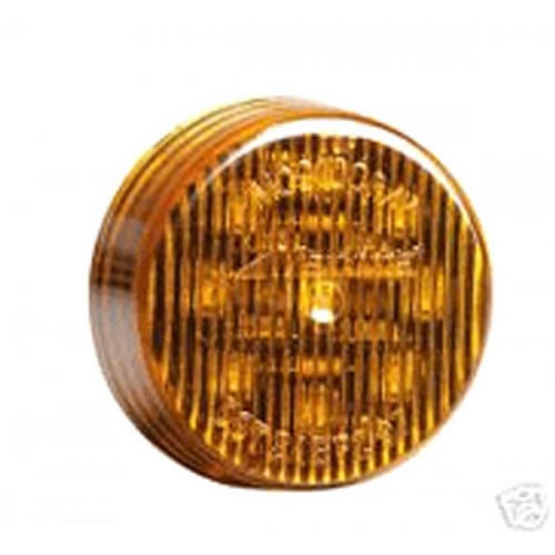 Maxxima 2" Round P2/P3 Clearance Marker Amber - 12/24VDC Dual Voltage - M09100Y-DV