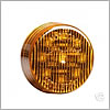 Maxxima 2" Round P2/P3 Clearance Marker Amber - 12/24VDC Dual Voltage - M09100Y-DV