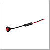 Maxxima 3/4" Round P2/P3/PC2 Clearance Marker Red / Auxiliary Stop - M09300RAS