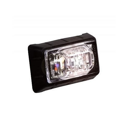 Maxxima 3 LED 1.50" Rectangular Clear Lens Auxiliary Courtesy Light White - M09360WCL