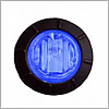 Maxxima 1.25" Round Blue Clear Lens Auxiliary Courtesy Light, 1-3/8" Mount - M09400BCL